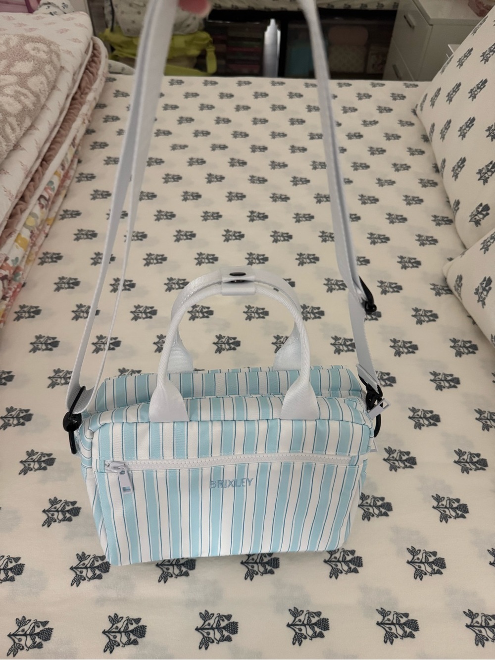 Brixley Blue Striped Lunch Box